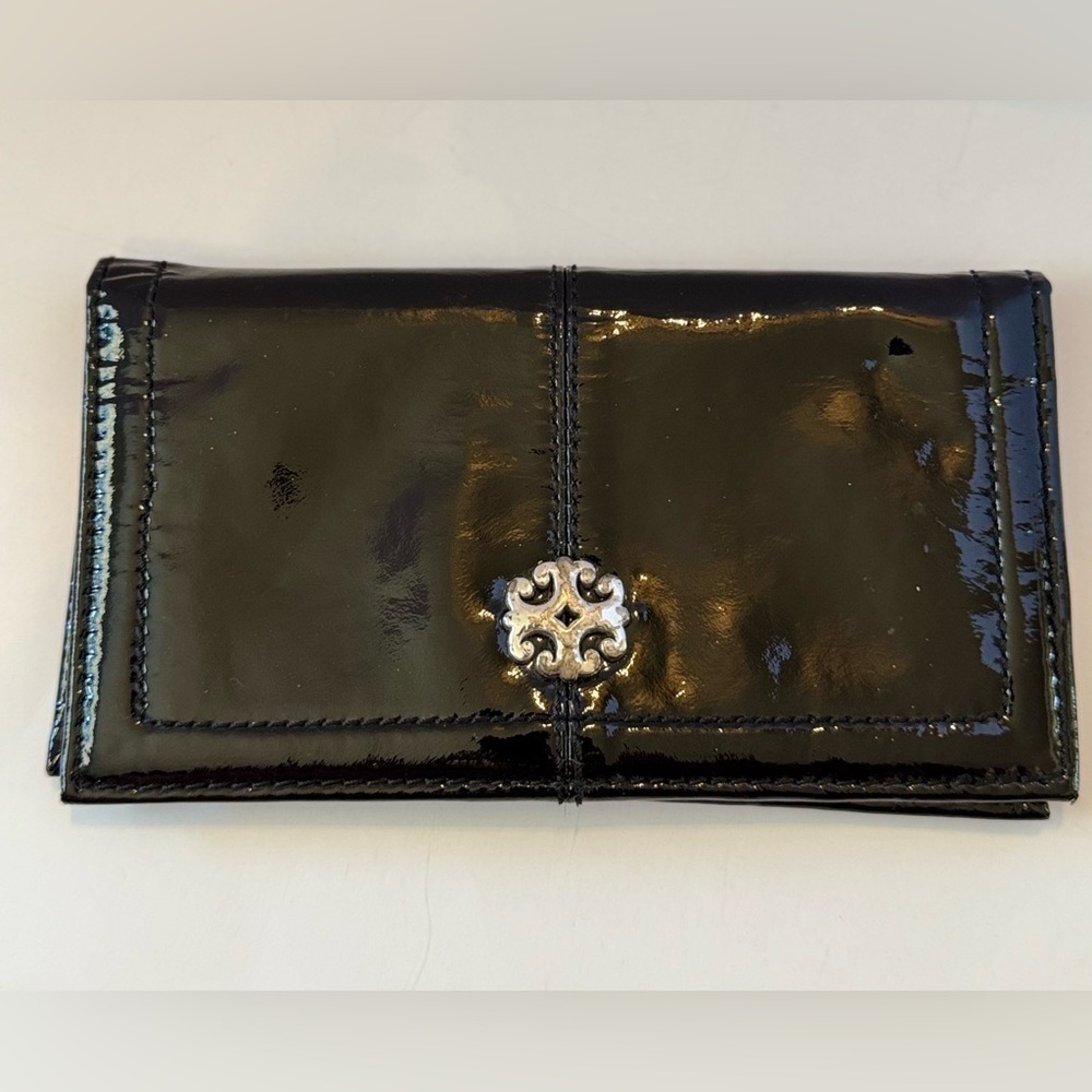 BRIGHTON black patent leather wallet